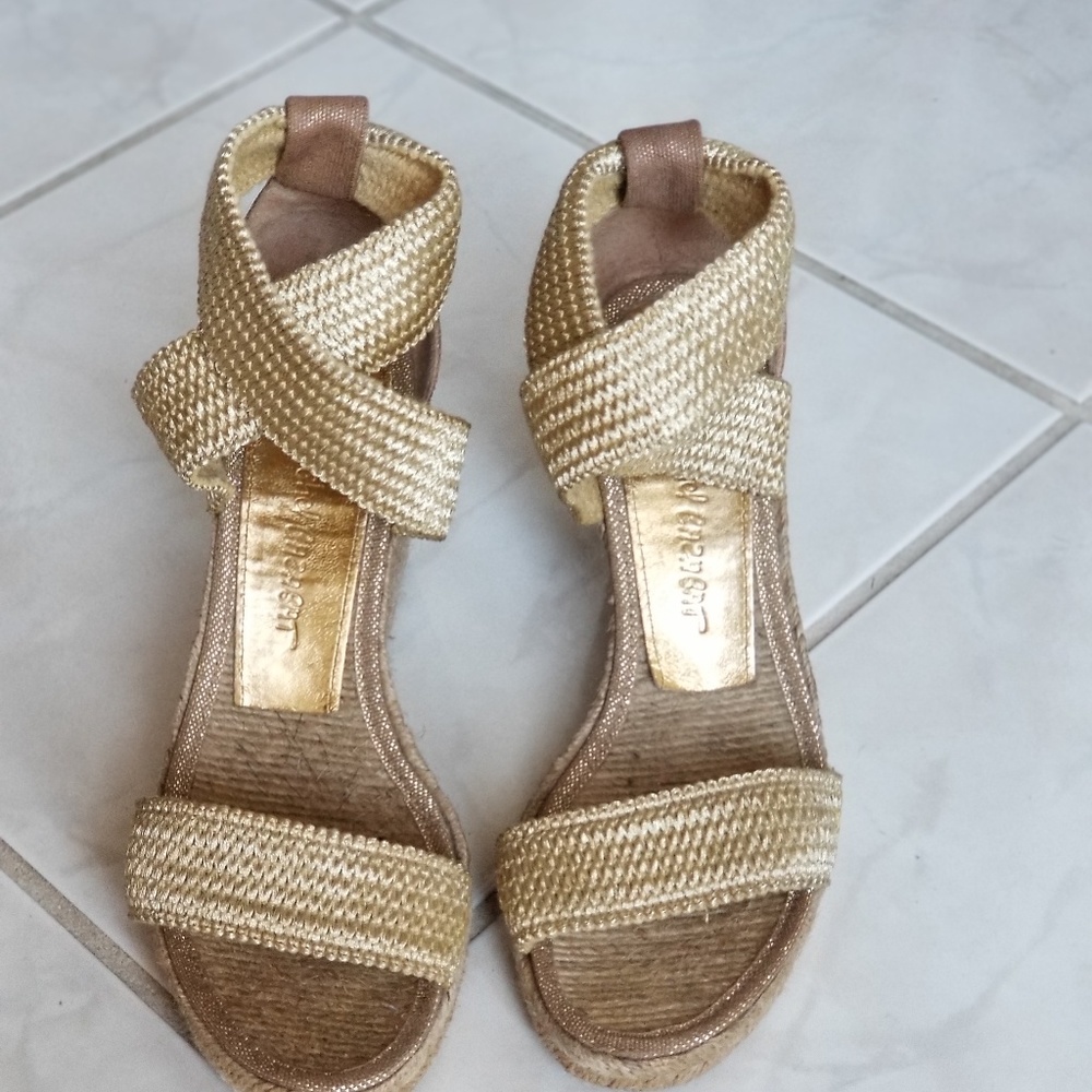 Jean-Michel Cazabat Pamela Stretch Wedge Sandals
